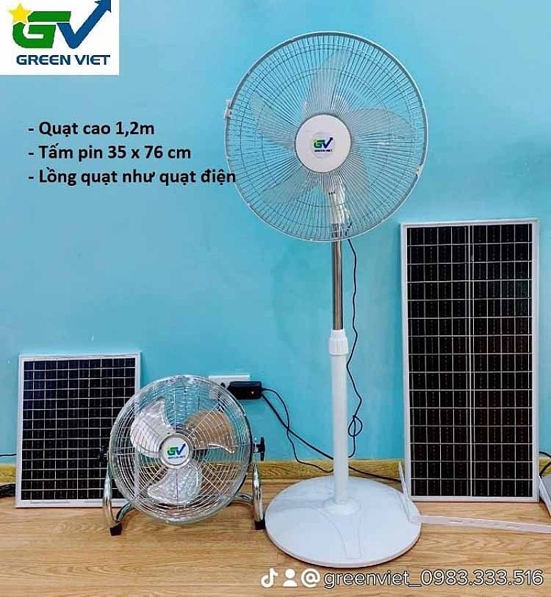 Quạt năng lượng mặt trời