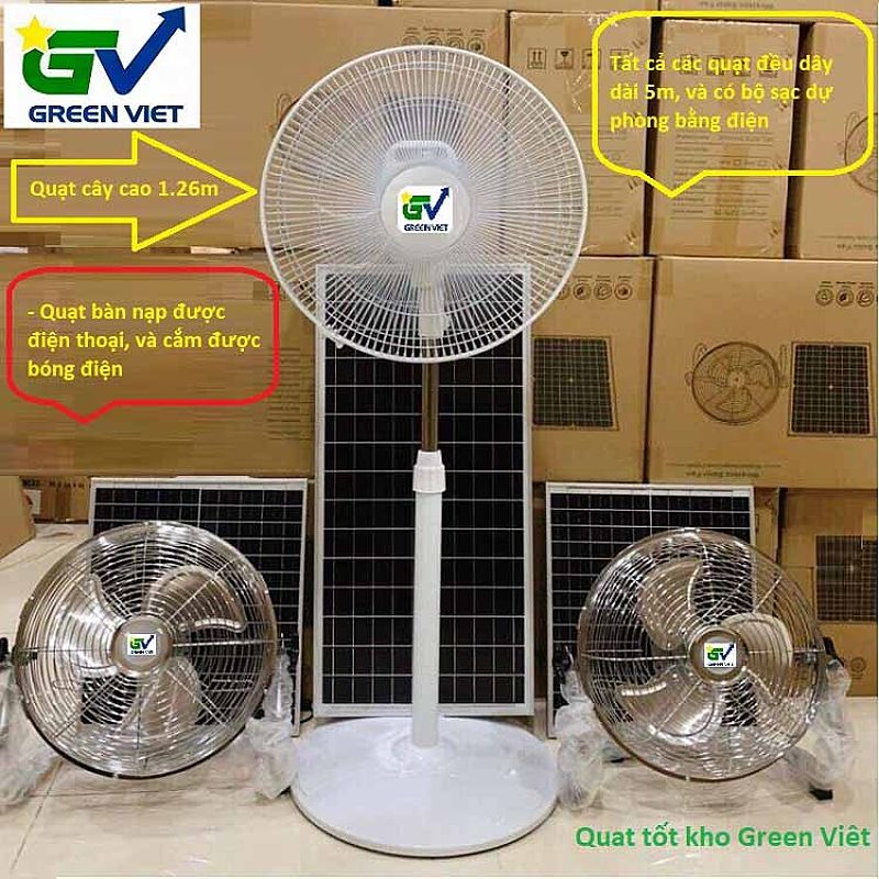 Quạt năng lượng mặt trời