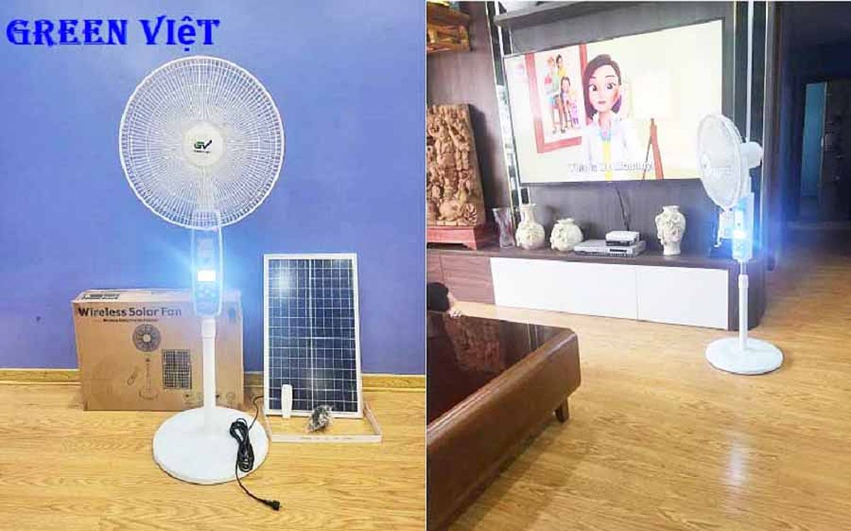 Quạt năng lượng mặt trời