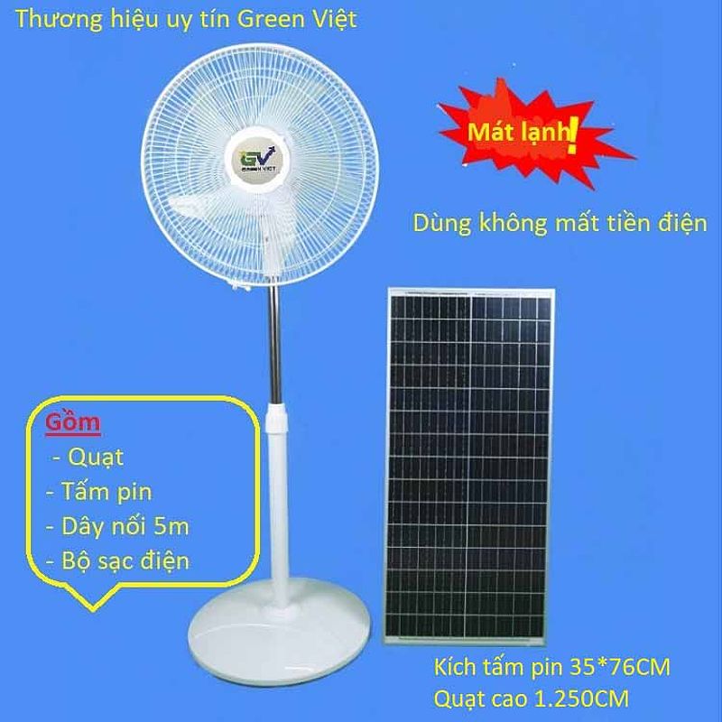 Quạt năng lượng mặt trời